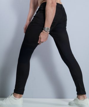 Calça masculina super skinny sarja